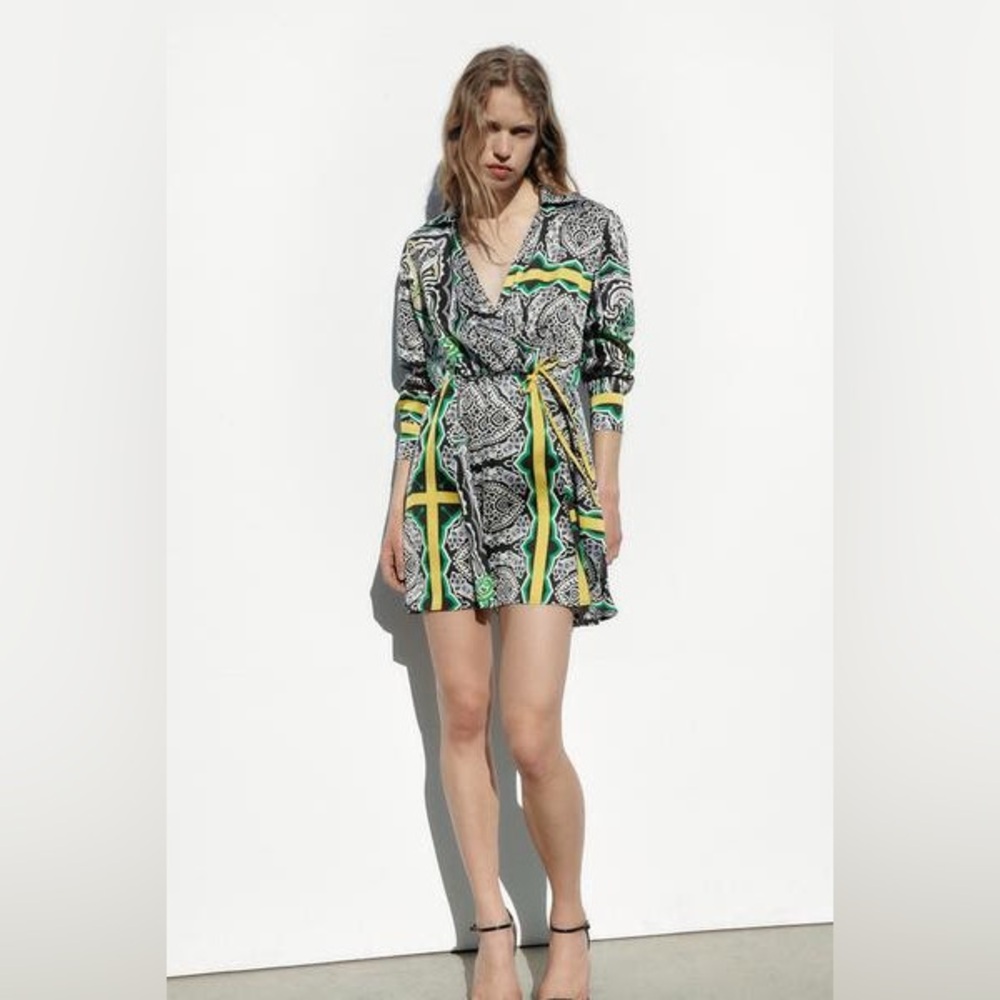 Zara Colorful Mini Dress
